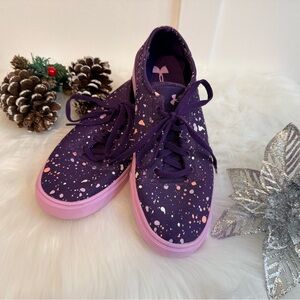 Under Armour KickIt 2 Purple Splatter‎ Paint Sneakers